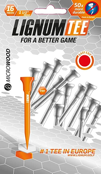 Lignum 38mm Tees 16pk - Mix Neon 3 Lignum 38mm Tees 16pk - Mix Neon