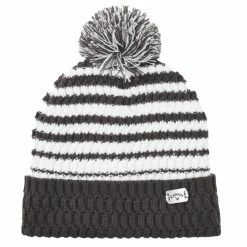 Callaway Pom Pom Beanie Charcoal/White