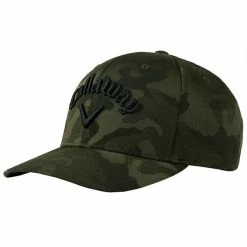 Callaway Gents Camo Snapback Cap Green