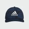 Adidas Gents Tour Camo Print Hat Crew Navy