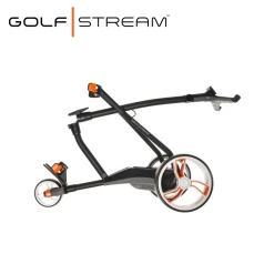 Golfstream Vision - Electric Golf Trolley With Caddy White Screen 11 Golfstream Vision - Electric Golf Trolley With Caddy White Screen -Accessories Shop Golfstream Vision Electric Golf Trolley Caddy Folded