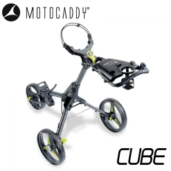 Motocaddy Cube Push Trolley 17 Motocaddy Cube Push Trolley -Accessories Shop Motocaddy Cube 2020 Lime High Angle