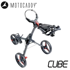 Motocaddy Cube Push Trolley 18 Motocaddy Cube Push Trolley -Accessories Shop Motocaddy Cube 2020 Red High Angle