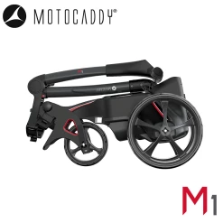 Motocaddy M1 Electric Trolley -Accessories Shop Motocaddy M1 Graphite Folded Side
