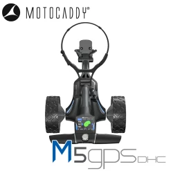 Motocaddy M5 GPS DHC Electric Trolley -Accessories Shop Motocaddy M5 GPS DHC Graphite Handle Above