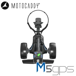 Motocaddy M5 GPS Electric Trolley -Accessories Shop Motocaddy M5 GPS Graphite Handle Above