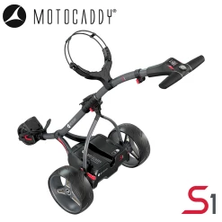Motocaddy S1 Electric Trolley -Accessories Shop Motocaddy S1 Graphite High Angled