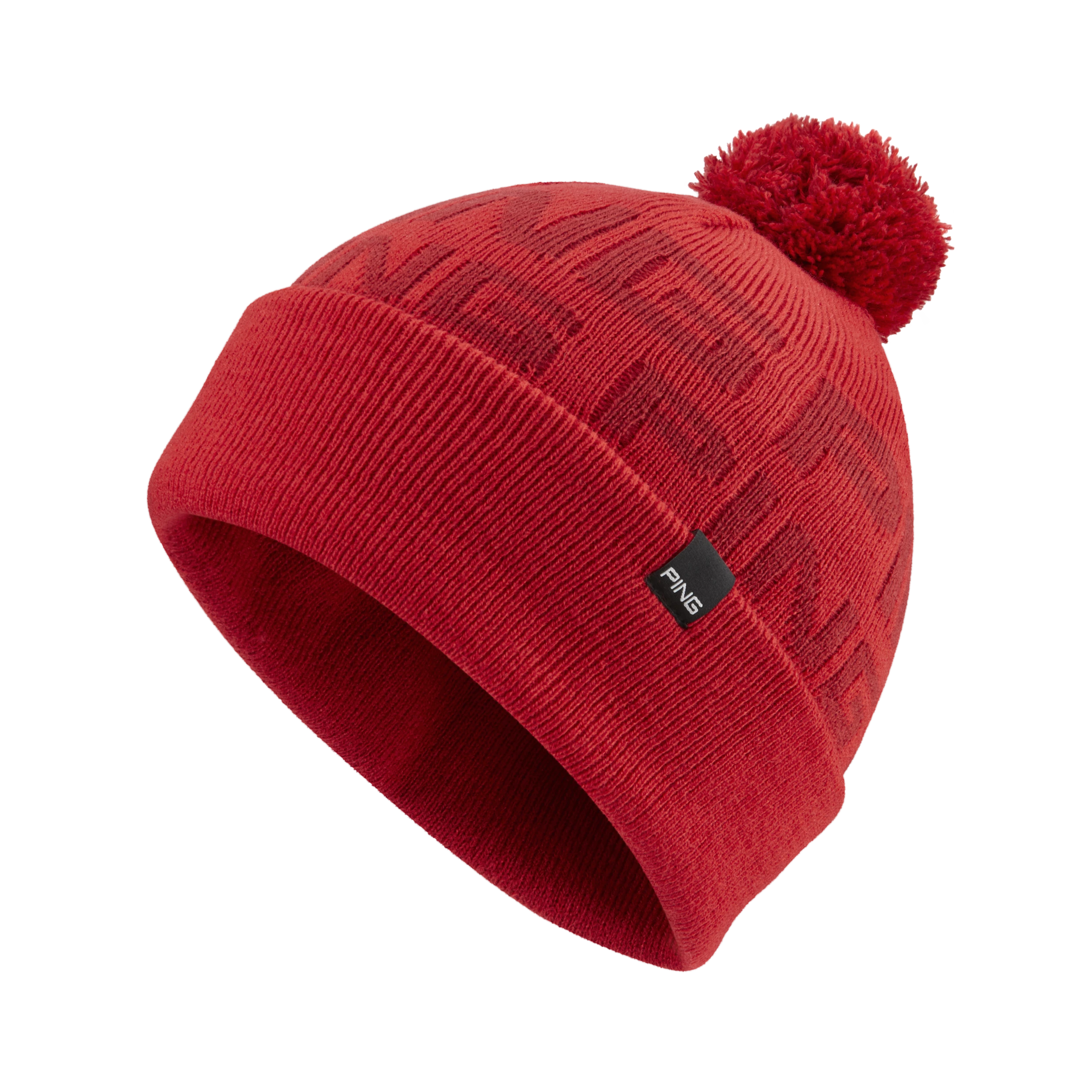 Ping Logo II Bobble Hats Lava/Red 3 Ping Logo II Bobble Hats Lava/Red