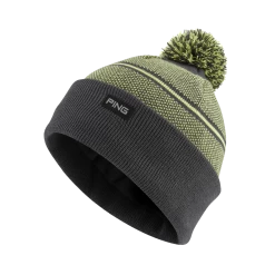 PING MEN'S HEWITT BOBBLE KNIT HAT Grey/Green