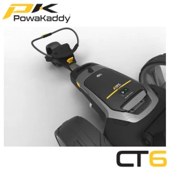 Powakaddy CT6 Electric Trolley -Accessories Shop Powakaddy CT6 Gunmetal Metallic 36 Hole Battery