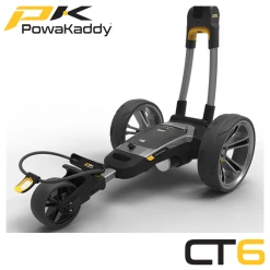 Powakaddy CT6 Electric Trolley -Accessories Shop Powakaddy CT6 Gunmetal Metallic Base 2