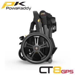 Powakaddy CT8 GPS Electric Trolley 14 Powakaddy CT8 GPS Electric Trolley -Accessories Shop Powakaddy CT8 GPS Gunmetal Folded Side
