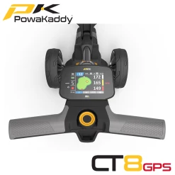 Powakaddy CT8 GPS Electric Trolley 18 Powakaddy CT8 GPS Electric Trolley -Accessories Shop Powakaddy CT8 GPS Gunmetal Handle