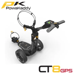 Powakaddy CT8 GPS Electric Trolley 19 Powakaddy CT8 GPS Electric Trolley -Accessories Shop Powakaddy CT8 GPS Gunmetal High Angled