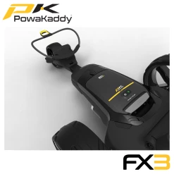 Powakaddy FX3 Electric Trolley -Accessories Shop Powakaddy FX3 Black 36 Hole Battery