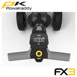 Powakaddy FX3 Electric Trolley -Accessories Shop Powakaddy FX3 Black Handle Above