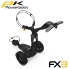 Powakaddy FX3 Electric Trolley -Accessories Shop Powakaddy FX3 Black Side Angle