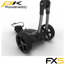 Powakaddy FX5 Electric Trolley 25 Powakaddy FX5 Electric Trolley -Accessories Shop Powakaddy FX5 Graphite Wheels Rear 3
