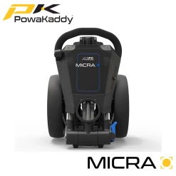 Powakaddy Micra Push Trolley -Accessories Shop Powakaddy Micra Push Black Blue Folded
