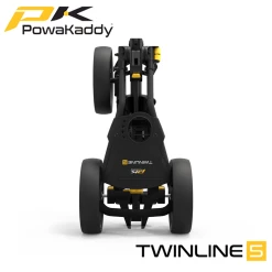 Powakaddy TwinLine 5 Push Trolley 16 Powakaddy TwinLine 5 Push Trolley -Accessories Shop Powakaddy Twinline5 Push Black Folded
