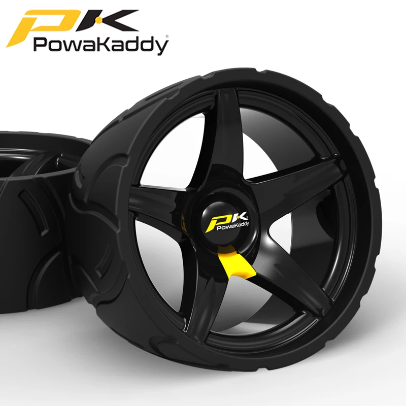 PowaKaddy Wide Sports Wheels 3 PowaKaddy Wide Sports Wheels