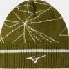 MIZUNO BREATH THERMO GRAPHIC BEANIE OLIVE