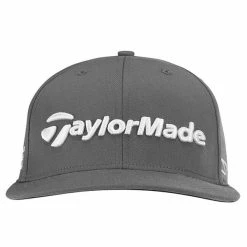 TaylorMade Tour Flatbill Cap Charcoal -Accessories Shop TA22H0303004 2 L