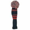 Longridge Pom Pom Headcover - Driver Red