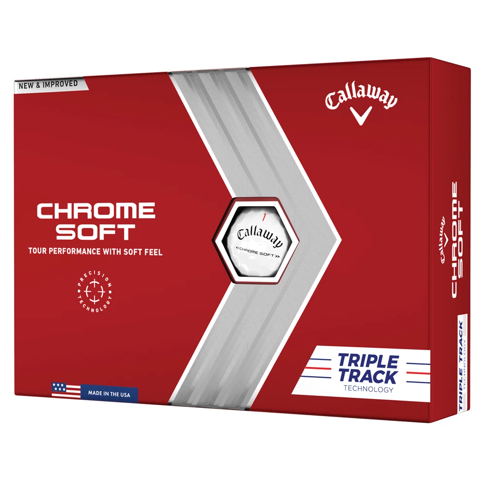 Callaway Chrome Soft Triple Track Balls - Dozen 3 Callaway Chrome Soft Triple Track Balls - Dozen