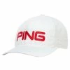 Ping Classic Lite Golf Cap White/Red -Accessories Shop ping classic lite golf cap 35980 03 2 1