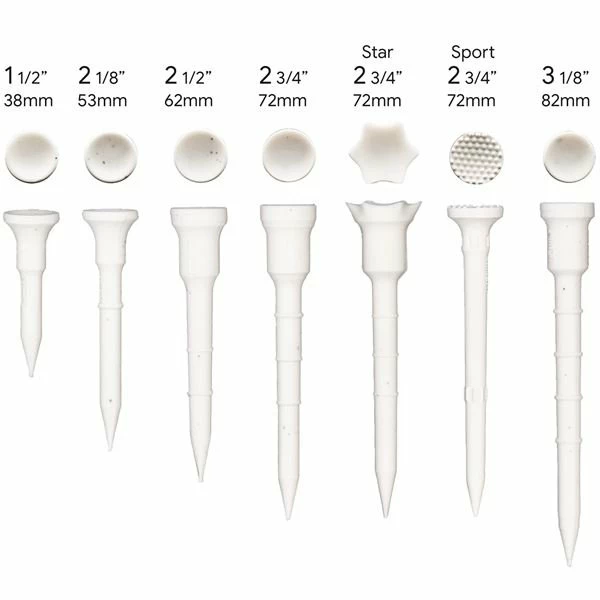 Lignum 38mm Tees 16pk - Mix Neon 5 Lignum 38mm Tees 16pk - Mix Neon - Image 3