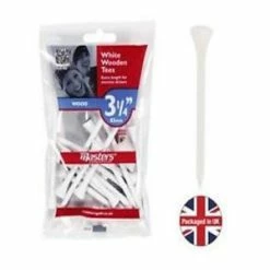 Masters Wood Tees 3 1/8 White 15 Pack